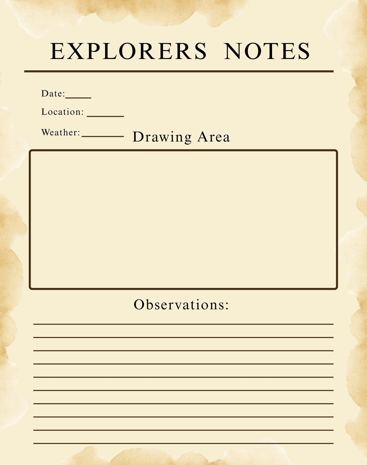 Kids Fossil Field Guide: Nature Journal, Shark Tooth ID (PDF Booklet)