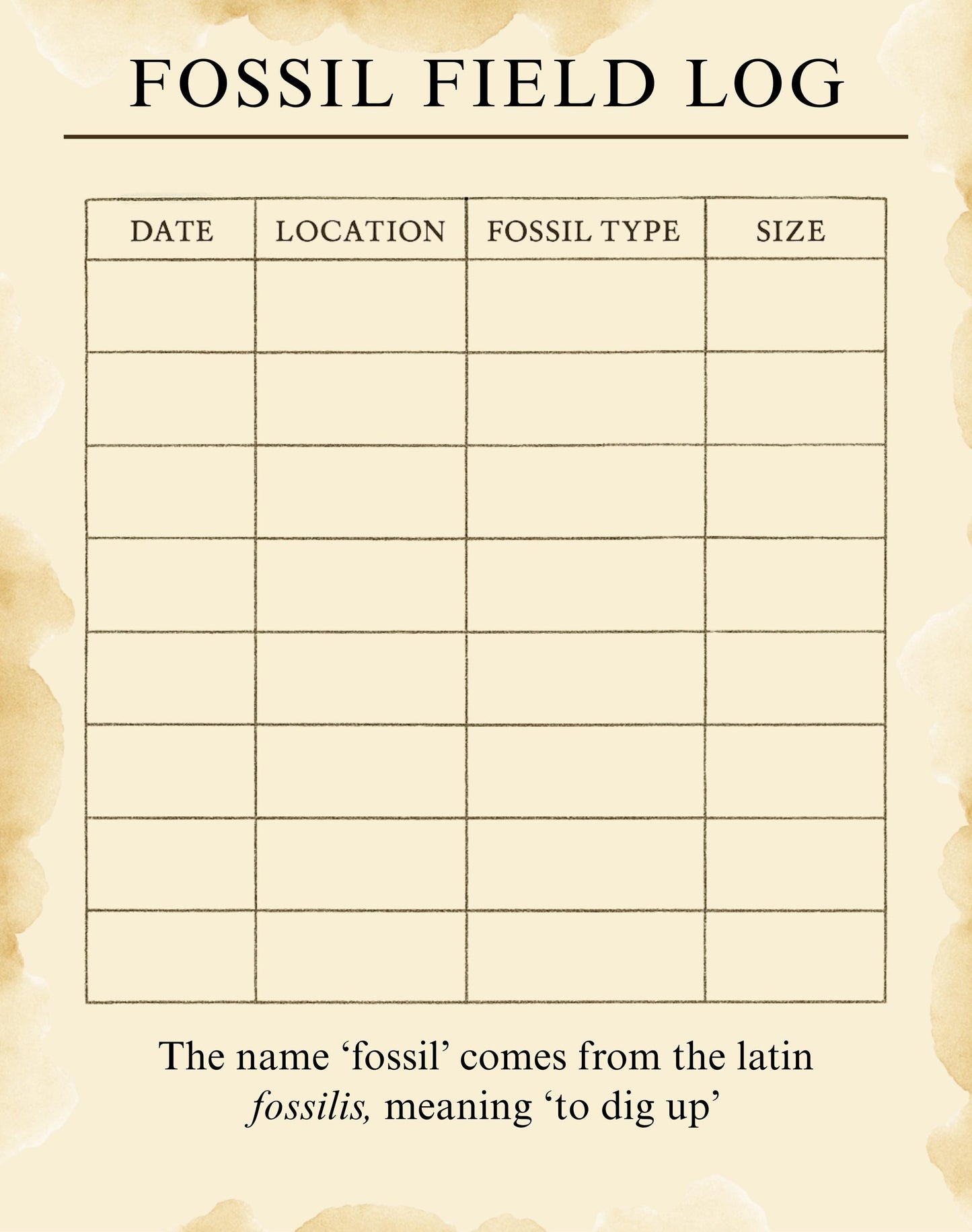 Kids Fossil Field Guide: Nature Journal, Shark Tooth ID (PDF Booklet)